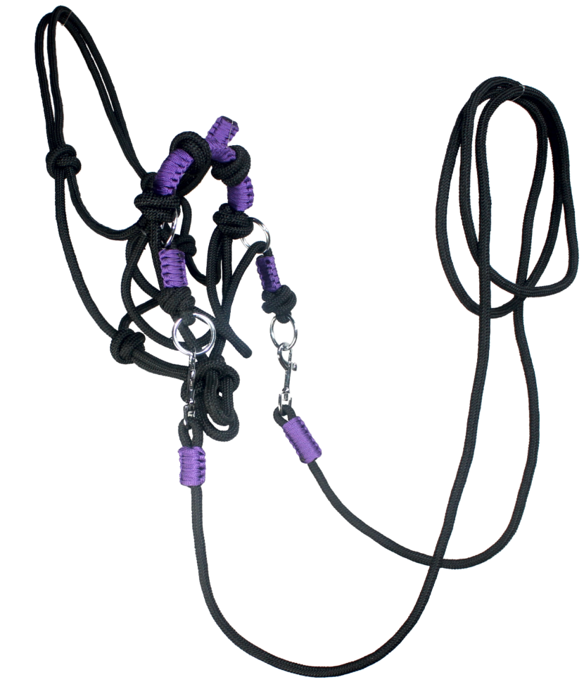 Bit Less Rope Halter Bit-less Rope Halter W/ Roping Reins – Truenorth Trading