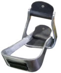 Aluminium Easy Offset Stirrups W/ Rubber Padding